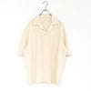UNEVEN OPEN COLLAR S/S SH アンイーヴンオープンカラーショートスリーブシャツ