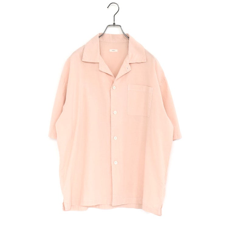UNEVEN OPEN COLLAR S/S SH アンイーヴンオープンカラーショートスリーブシャツ