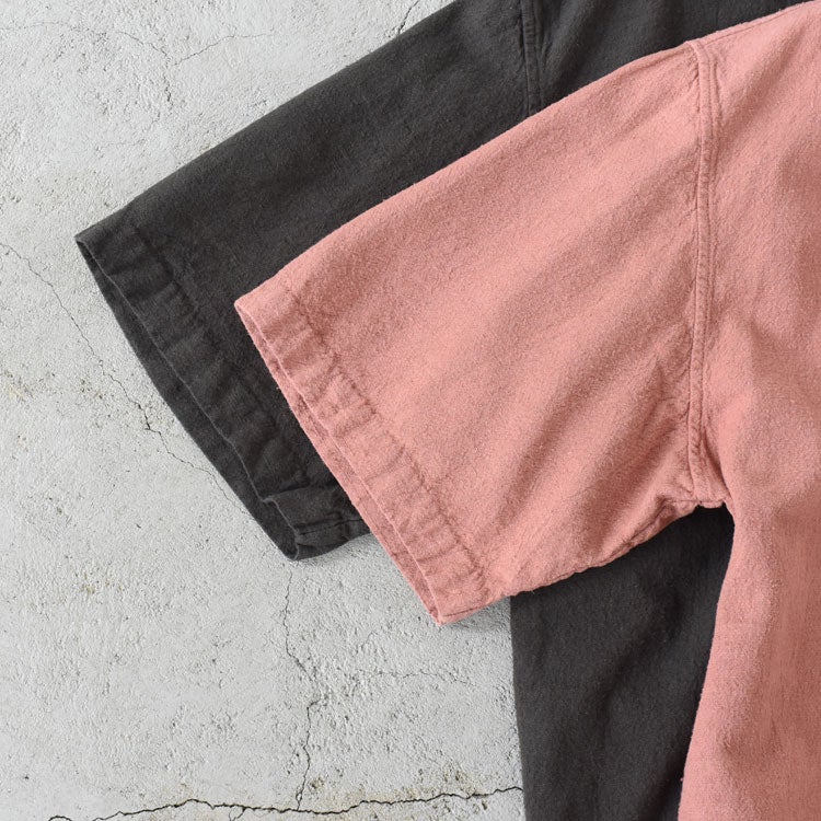 NATURAL HEMP OPEN COLLAR SH ナチュラルヘンプオープンカラーシャツ