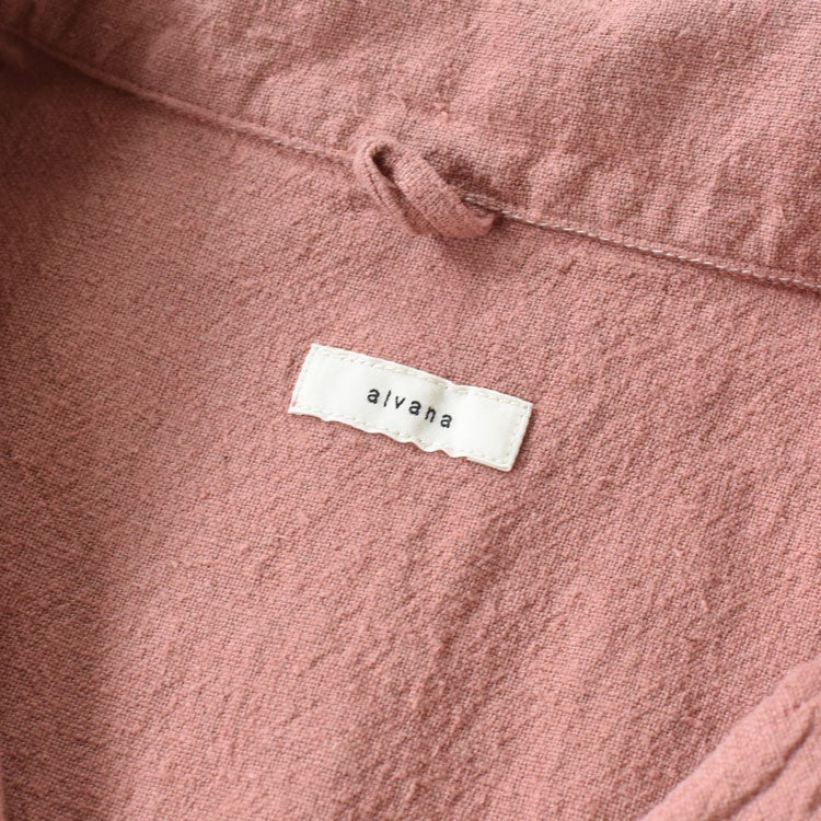NATURAL HEMP OPEN COLLAR SH ナチュラルヘンプオープンカラーシャツ