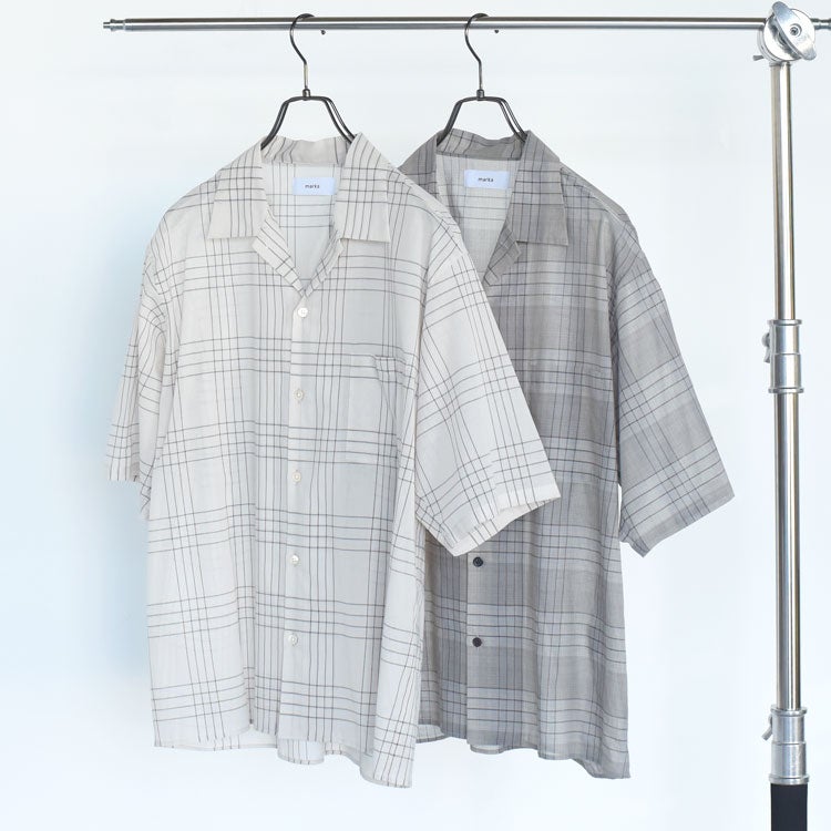 OPEN COLLAR S/S SHIRT オープンカラーショートスリーブシャツ