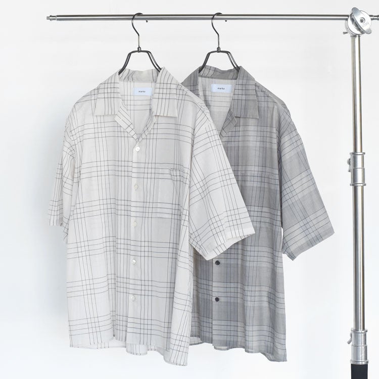 OPEN COLLAR S/S SHIRT オープンカラーショートスリーブシャツ