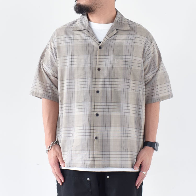 OPEN COLLAR S/S SHIRT オープンカラーショートスリーブシャツ