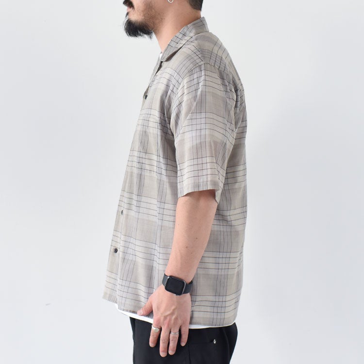OPEN COLLAR S/S SHIRT オープンカラーショートスリーブシャツ