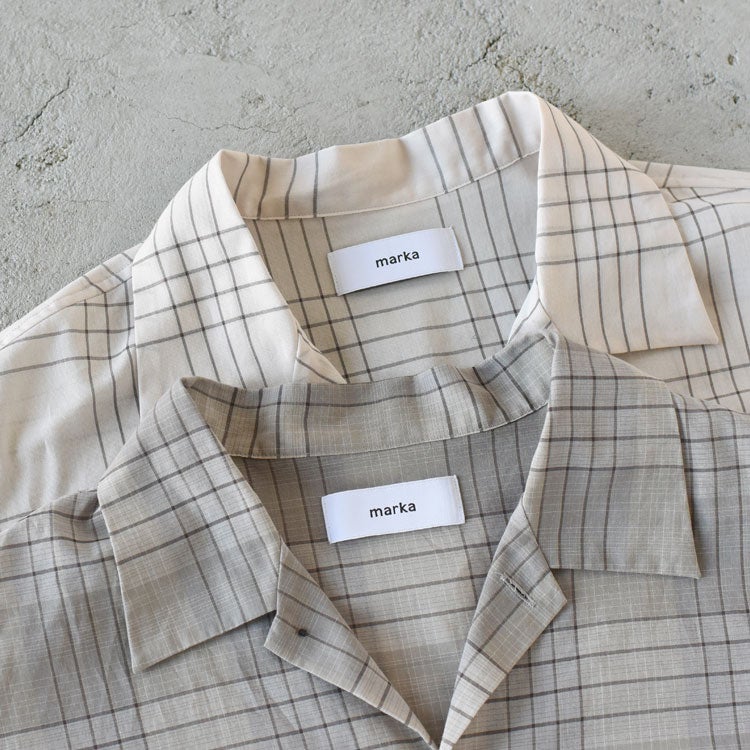 OPEN COLLAR S/S SHIRT オープンカラーショートスリーブシャツ