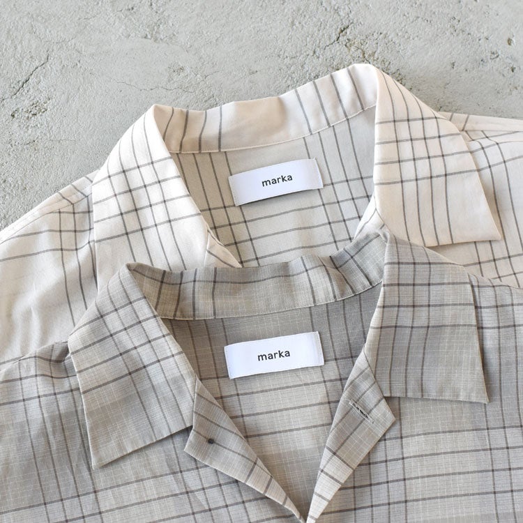 OPEN COLLAR S/S SHIRT オープンカラーショートスリーブシャツ