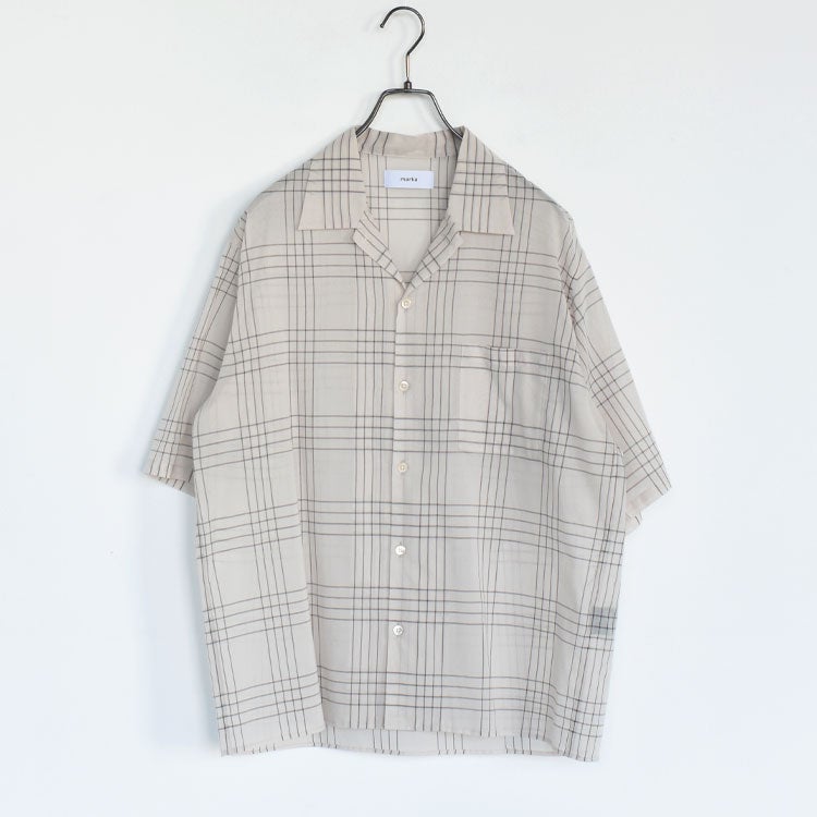 OPEN COLLAR S/S SHIRT オープンカラーショートスリーブシャツ
