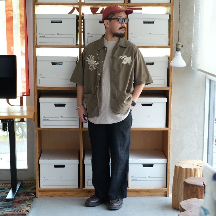 レーヨンフィブリルツイルS/Sシャツ