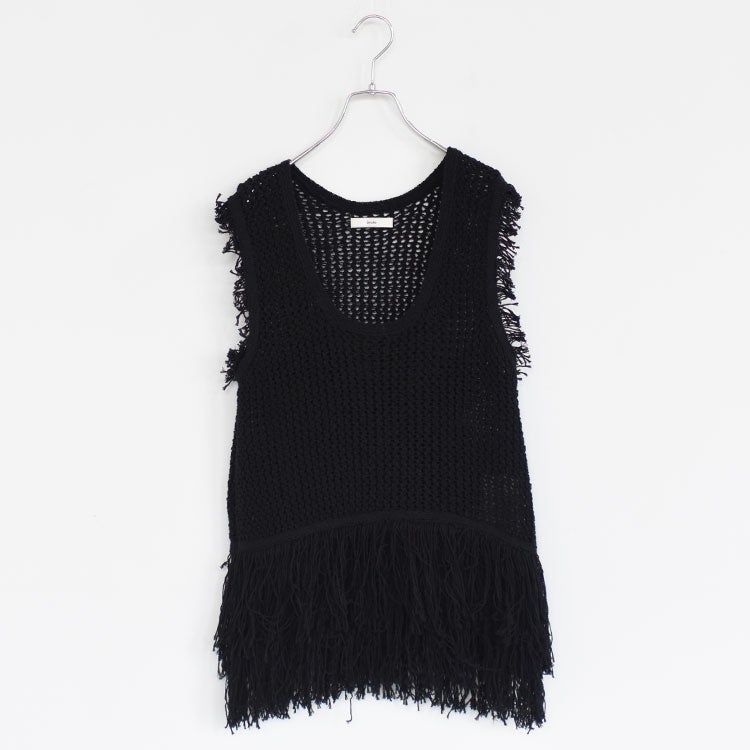 SALE 20％OFF】Fringe Knit Tanktop フリンジニットタンクトップ