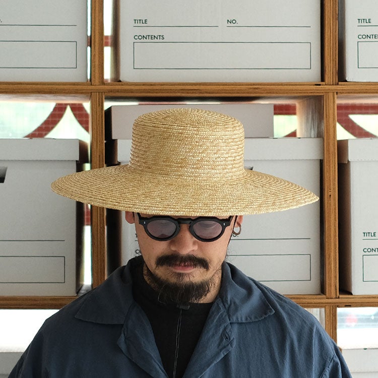 STRAW SHADE HAT ストローシェードハット