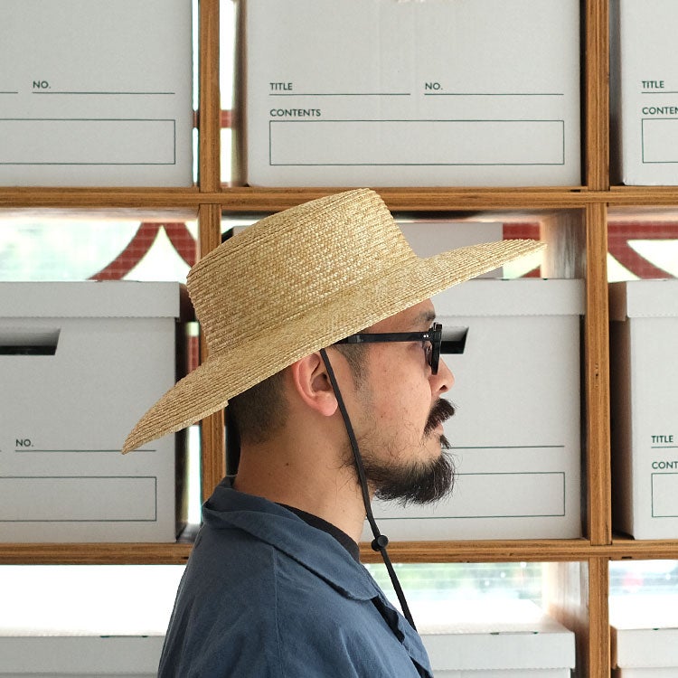 STRAW SHADE HAT ストローシェードハット