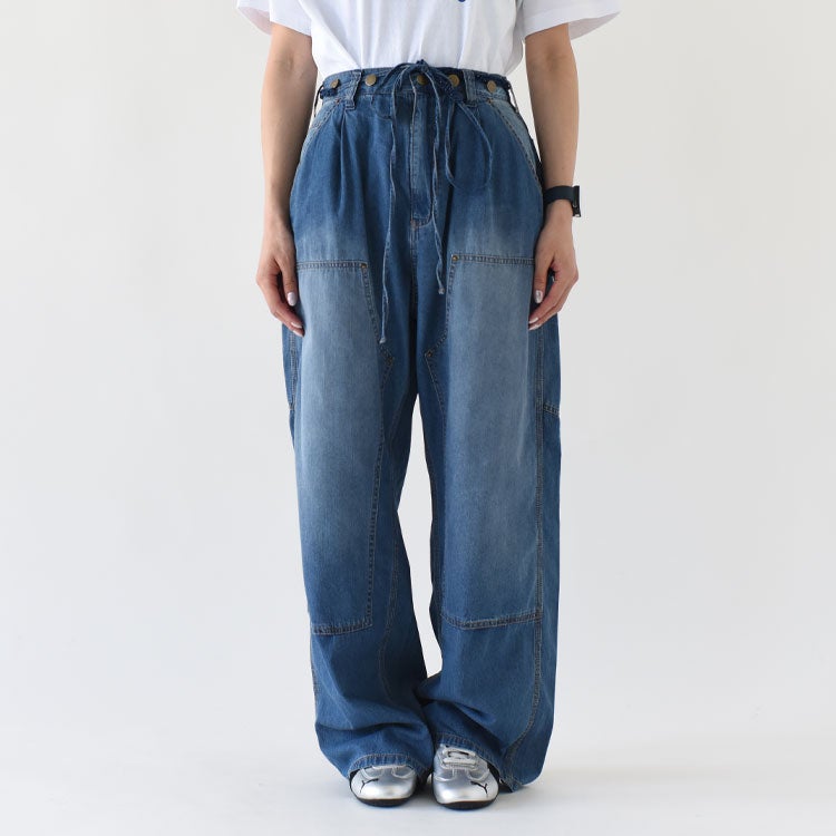 double knee denim ダブルニーデニム