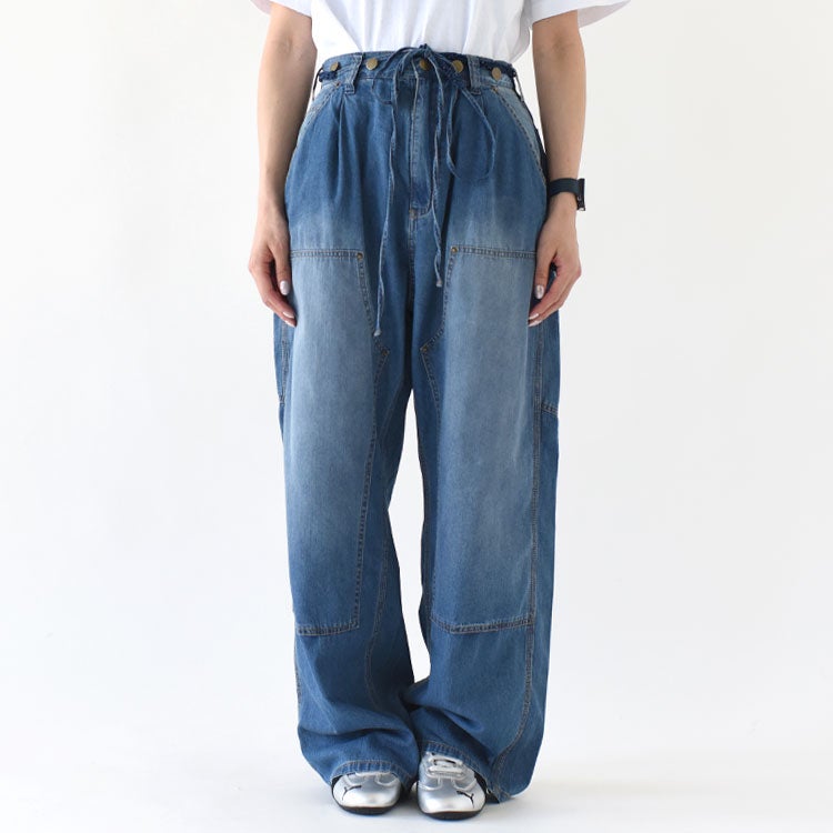 double knee denim ダブルニーデニム