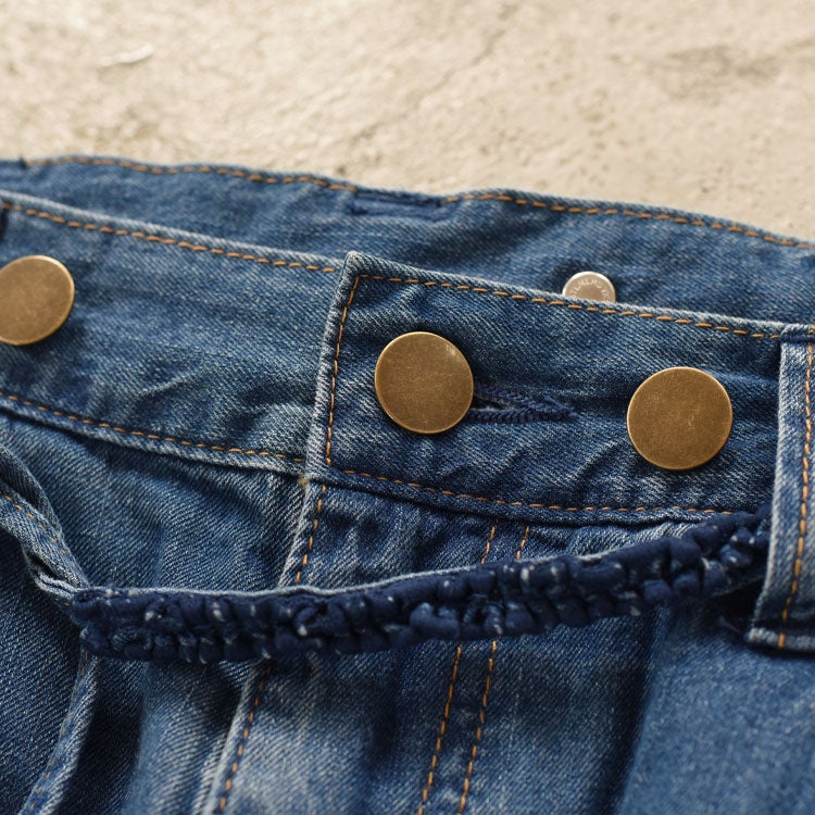 double knee denim ダブルニーデニム
