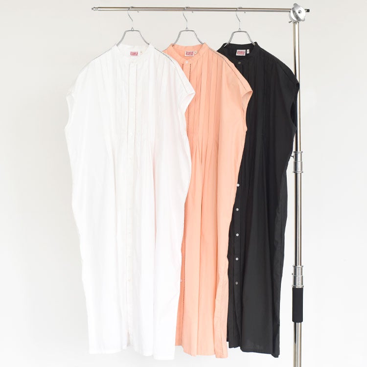 Agra ピンタックシャツドレス