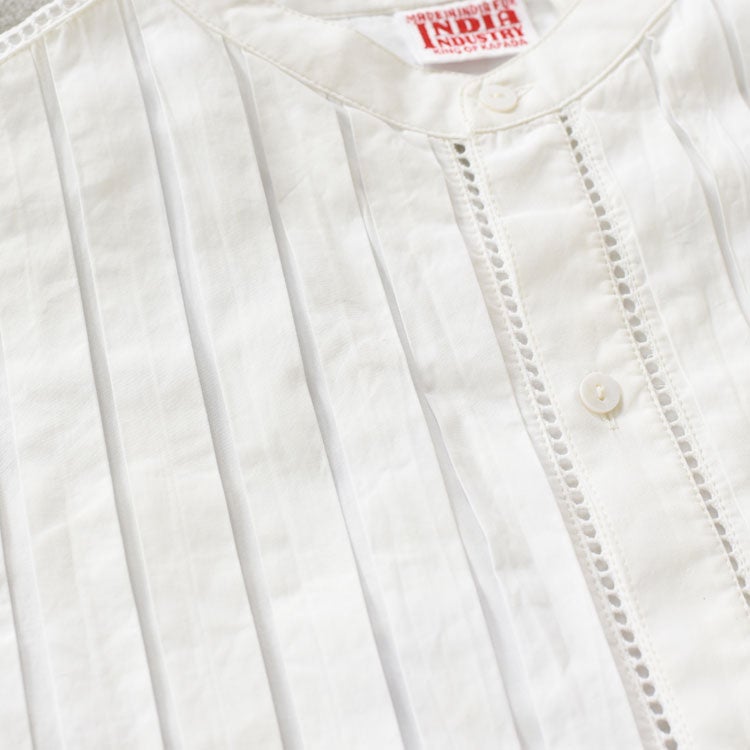 Agra ピンタックシャツドレス