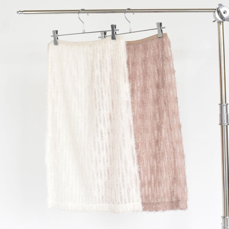 FEATHER TULLE WRAP SKIRT フェザーチュールラップスカート