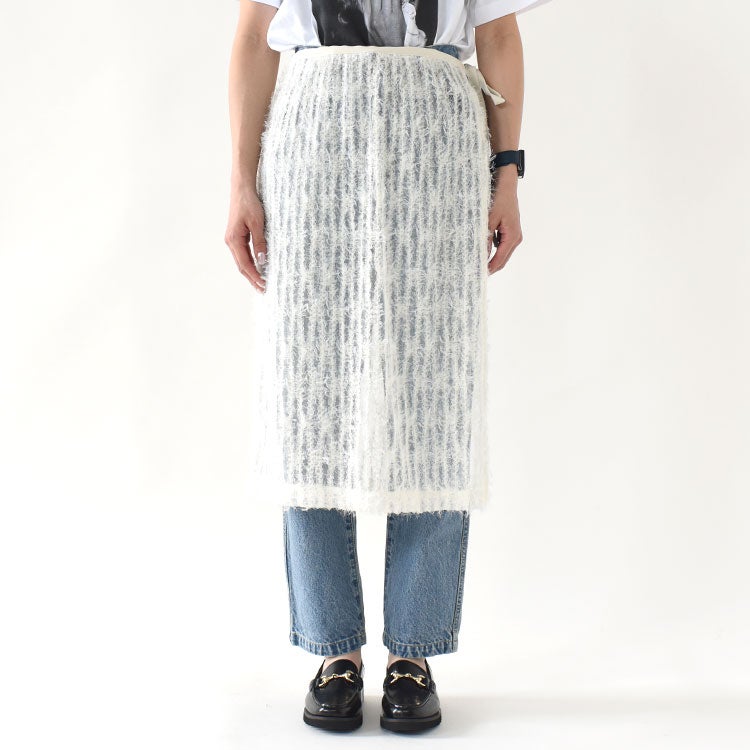 FEATHER TULLE WRAP SKIRT フェザーチュールラップスカート