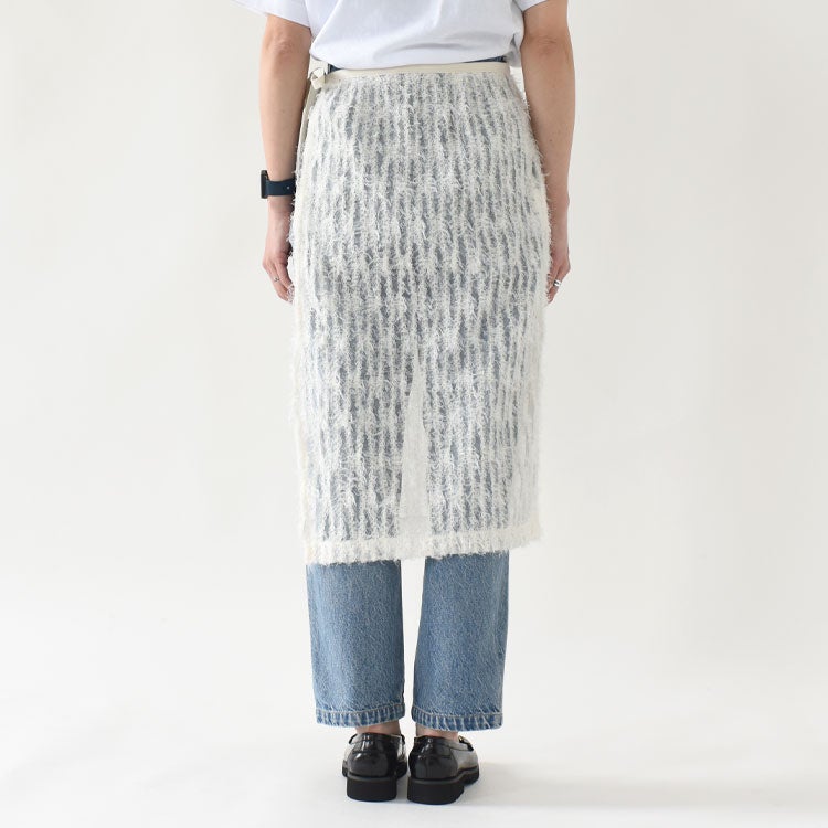 FEATHER TULLE WRAP SKIRT フェザーチュールラップスカート