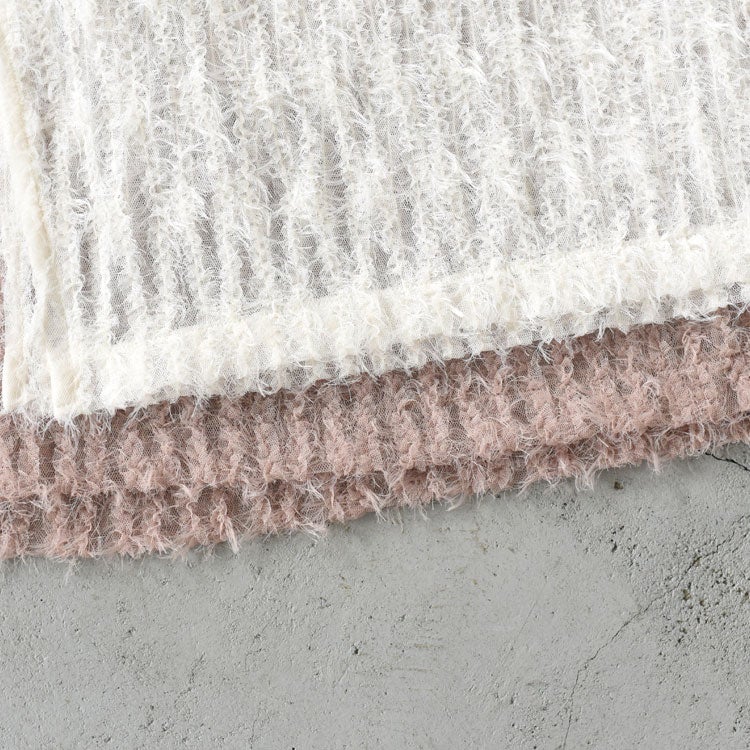 FEATHER TULLE WRAP SKIRT フェザーチュールラップスカート