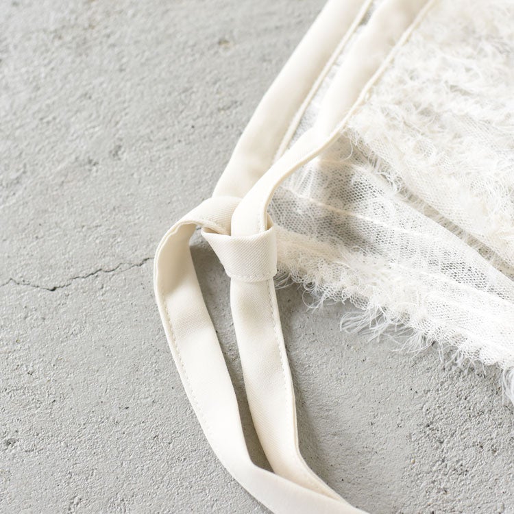 FEATHER TULLE WRAP SKIRT フェザーチュールラップスカート