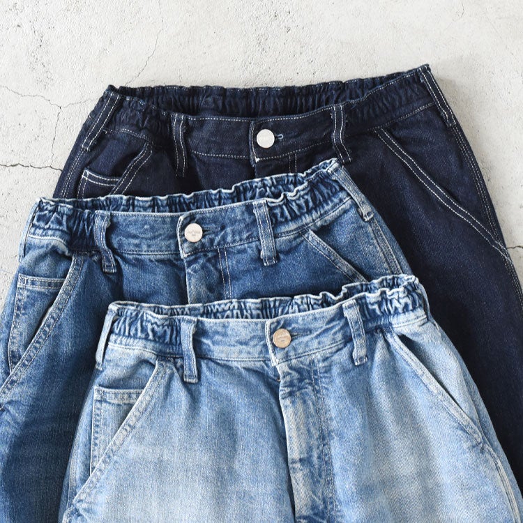 SALE 30％OFF】SILKNIZED DENIM EASY WORK PANTS シルクナイズドデニム