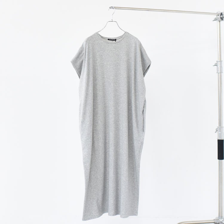 fleece N/S long OP フリースノースリーブロングワンピース