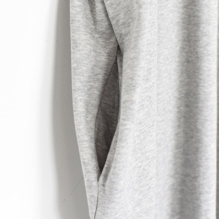 fleece N/S long OP フリースノースリーブロングワンピース