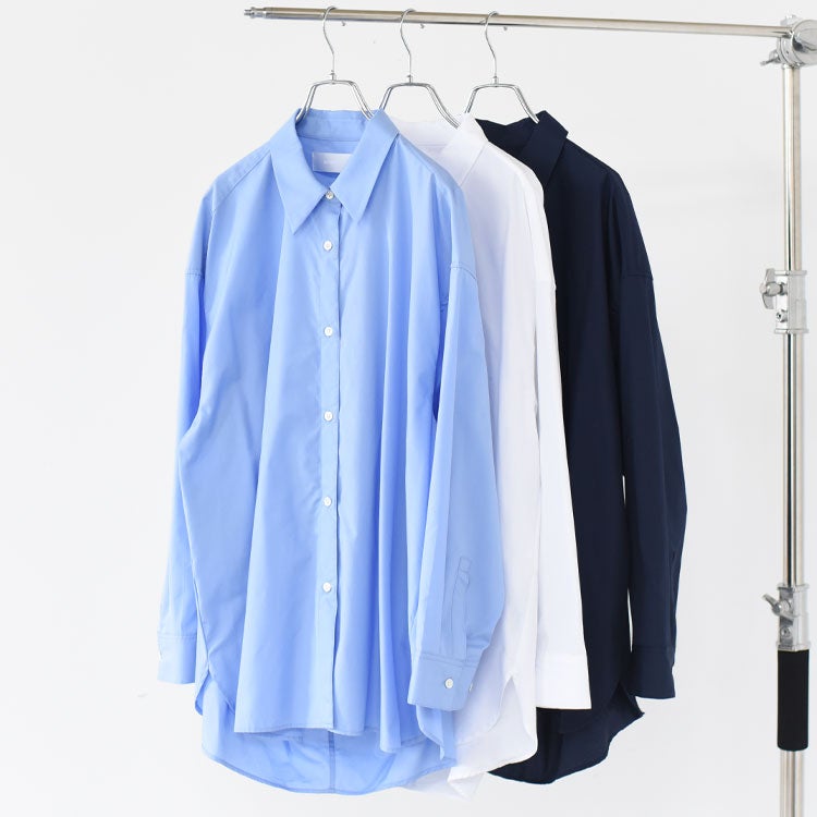 back cocoon regular shirt バックコクーンレギュラーシャツ