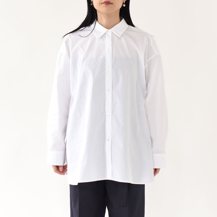 back cocoon regular shirt バックコクーンレギュラーシャツ