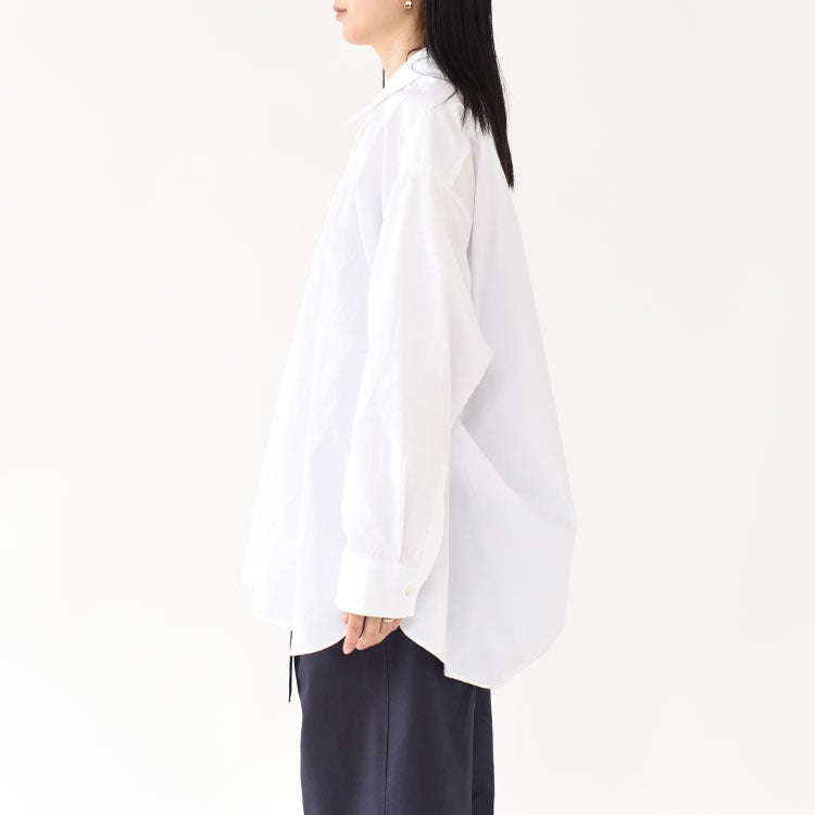 back cocoon regular shirt バックコクーンレギュラーシャツ