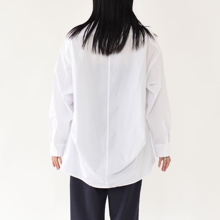 back cocoon regular shirt バックコクーンレギュラーシャツ