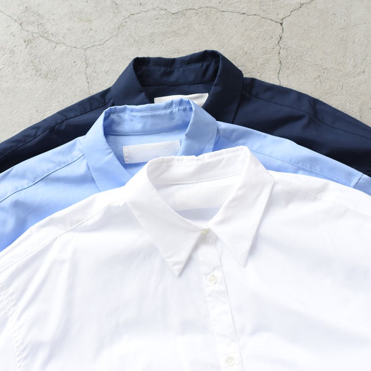 back cocoon regular shirt バックコクーンレギュラーシャツ