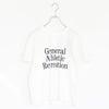 GAR TYPOGRAPHIC WHITE S/S TEE GARタイポグラフィックホワイトショートスリーブティー