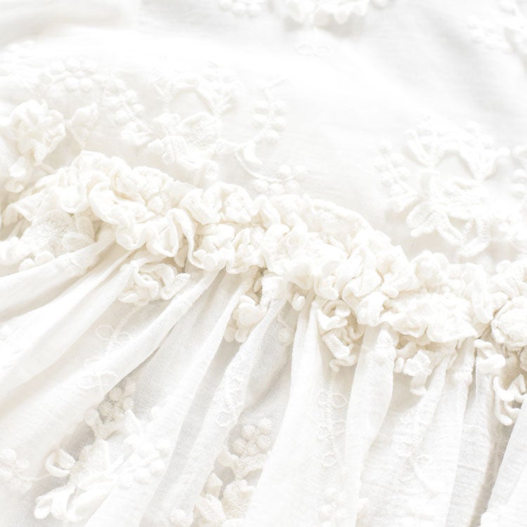 3D embroidery gather bolero 3Dエンブロイダリーギャザーボレロ/CC