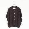frill lace knit polo フリルレースニットポロ