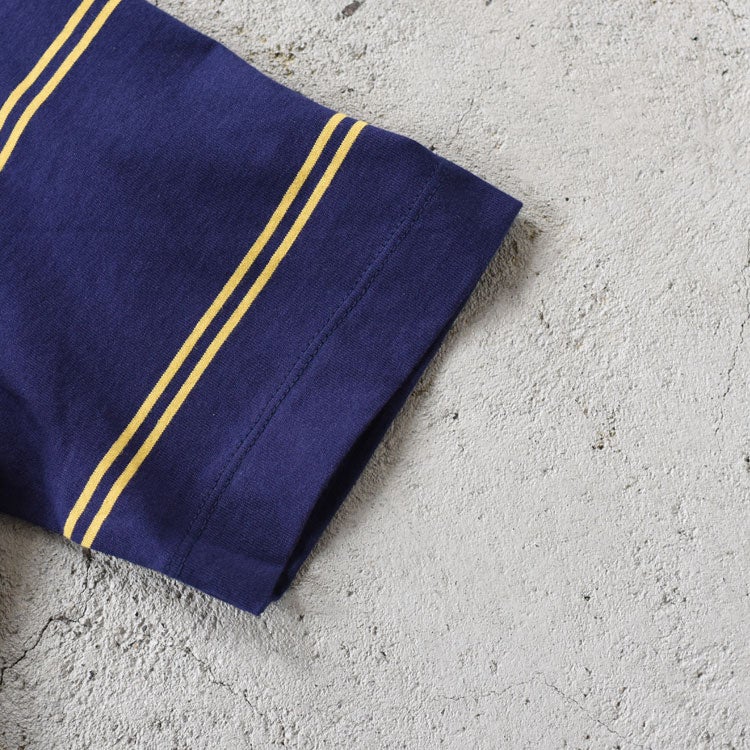 row neck border polo ローネックボーダーポロ