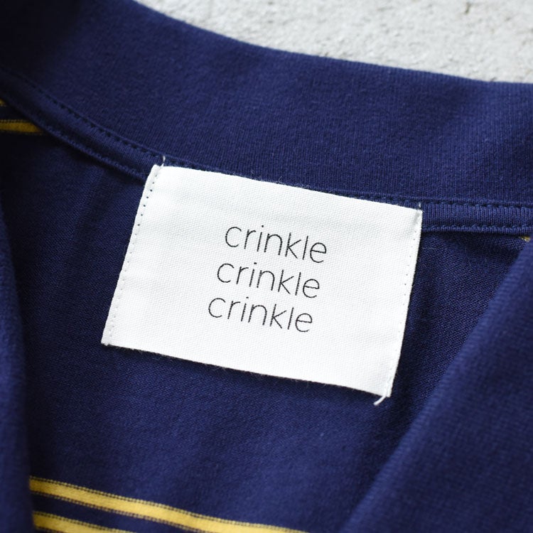 row neck border polo ローネックボーダーポロ