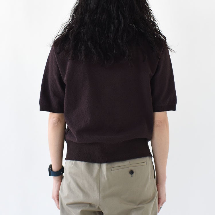 STRETCH ORGANIC COTTON BOTTLE-NECK P/O ストレッチ オーガニックコットン ボトルネックプルオーバー