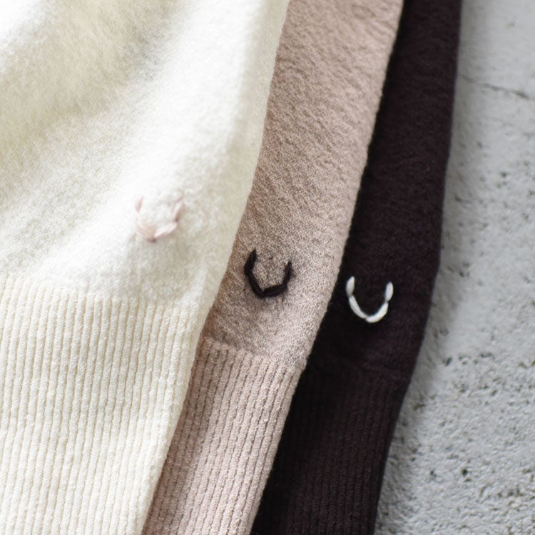 STRETCH ORGANIC COTTON BOTTLE-NECK P/O ストレッチ オーガニックコットン ボトルネックプルオーバー