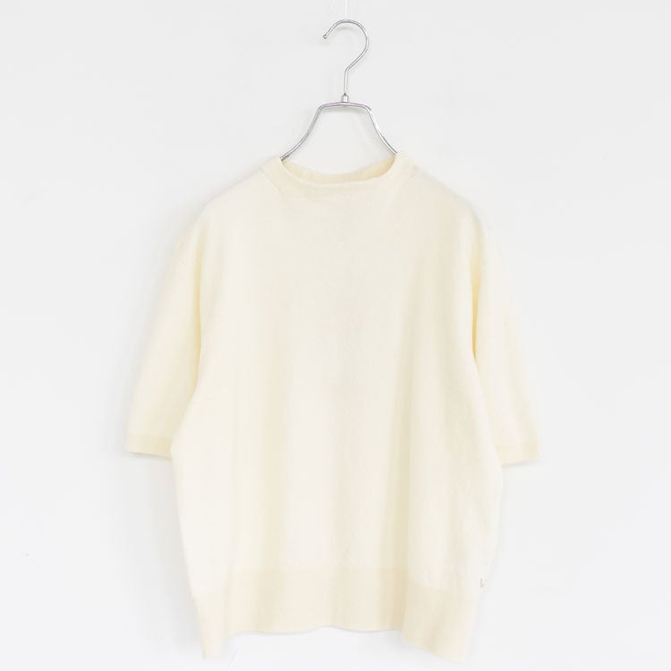 STRETCH ORGANIC COTTON BOTTLE-NECK P/O ストレッチ オーガニックコットン ボトルネックプルオーバー