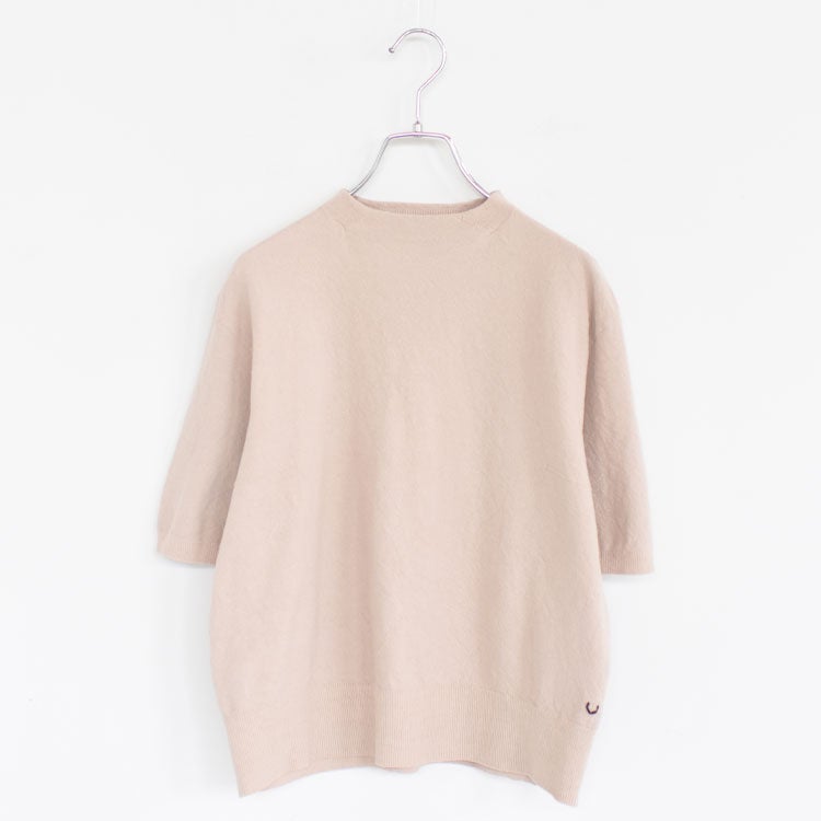 STRETCH ORGANIC COTTON BOTTLE-NECK P/O ストレッチ オーガニックコットン ボトルネックプルオーバー