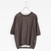 HIGH-TWISTED COTTON SHEER KNIT LAYERED P/O ハイツイストコットン シアーニット レイヤードプルオーバー