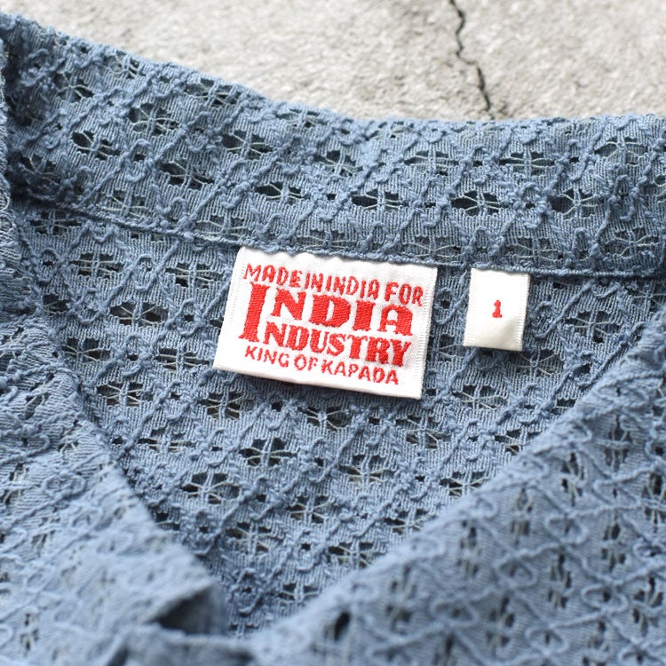 Cambay フラワーレース ショートスリーブシャツ