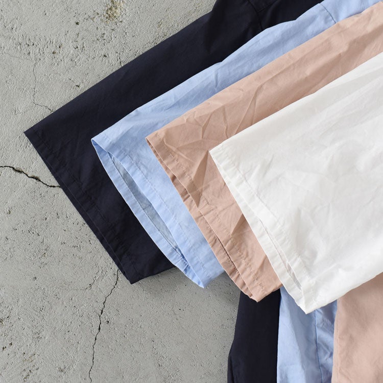 half sleeve front half frill shirt ハースリーブフロントハーフフリルシャツ