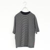 ナローボーダー　クルーネック半袖Tシャツ