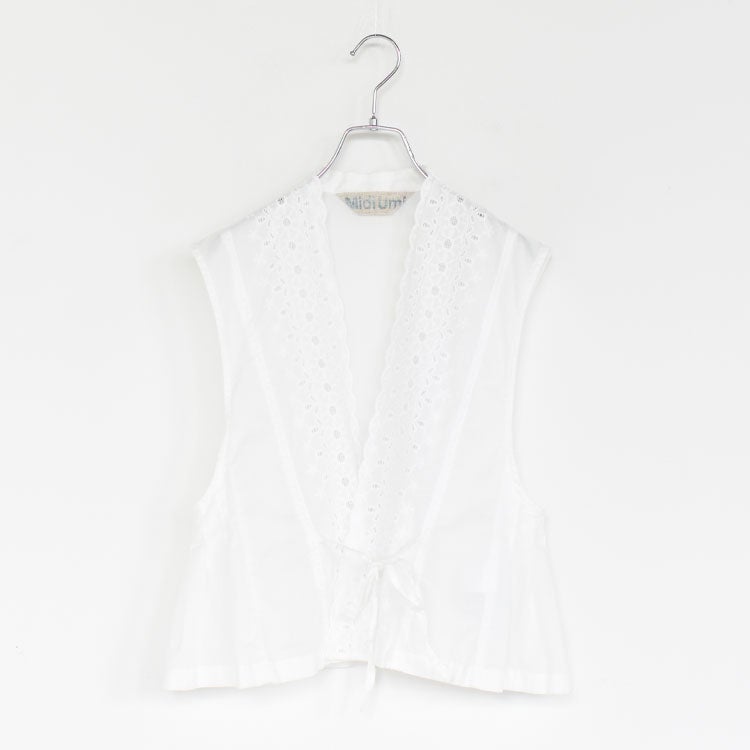 lace side tuck vest レースサイドタックベスト