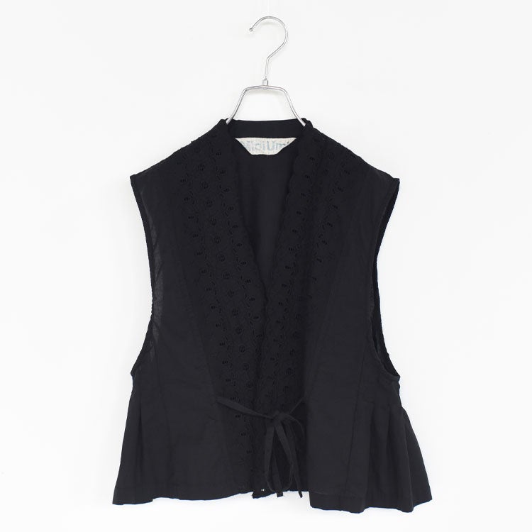 lace side tuck vest レースサイドタックベスト
