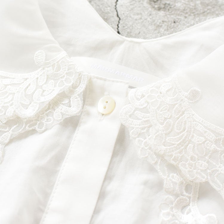 lace collar nosleeve shirt レースカラーノースリーブシャツ