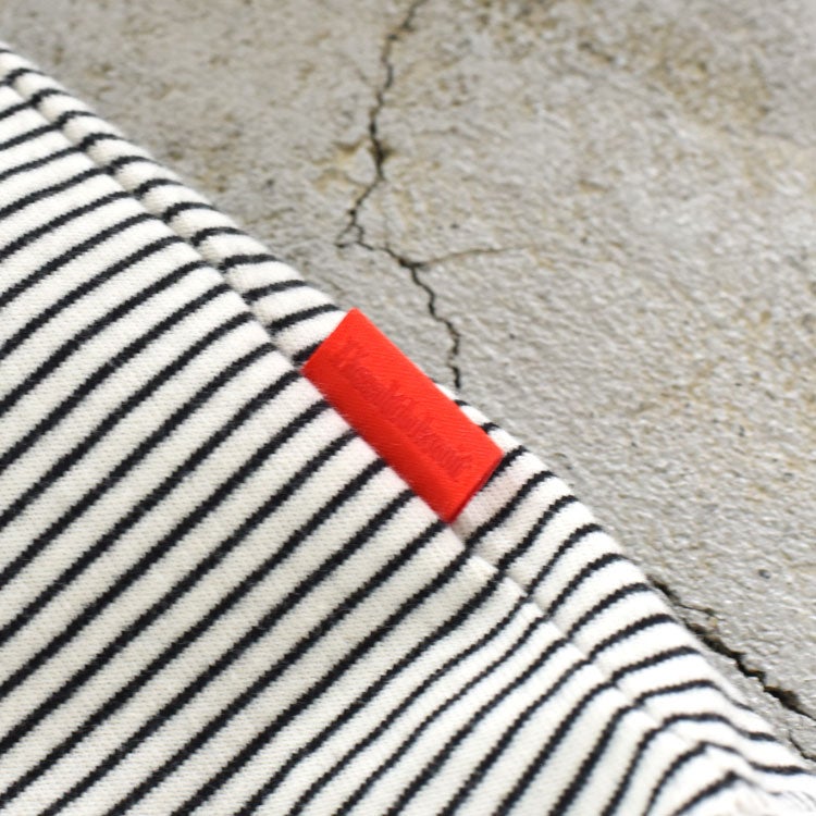 ナローボーダー　クルーネック半袖Tシャツ